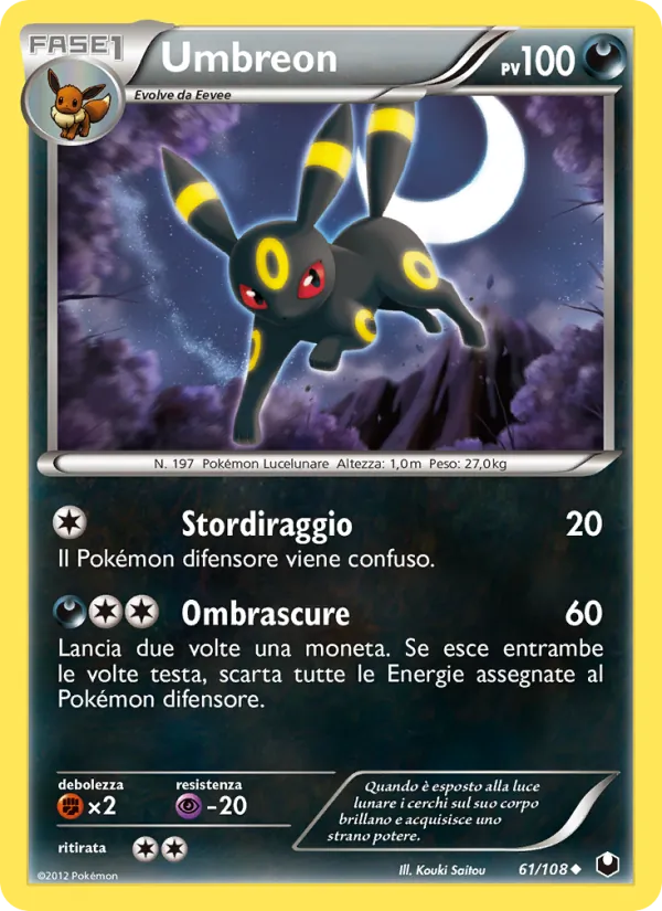 Umbreon Esploratori delle Tenebre 61/108