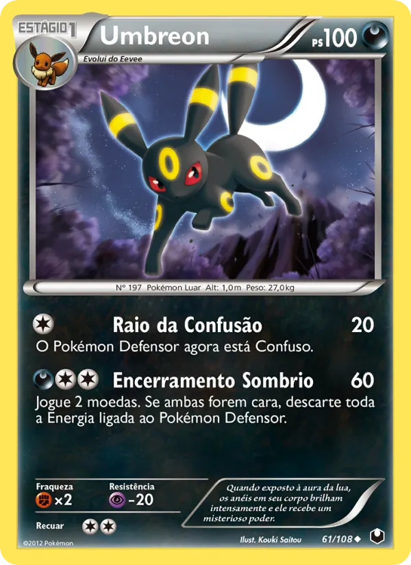 Umbreon Exploradores da Escuridão 61/108