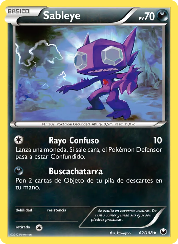 Sableye Oscuros Exploradores 62/108