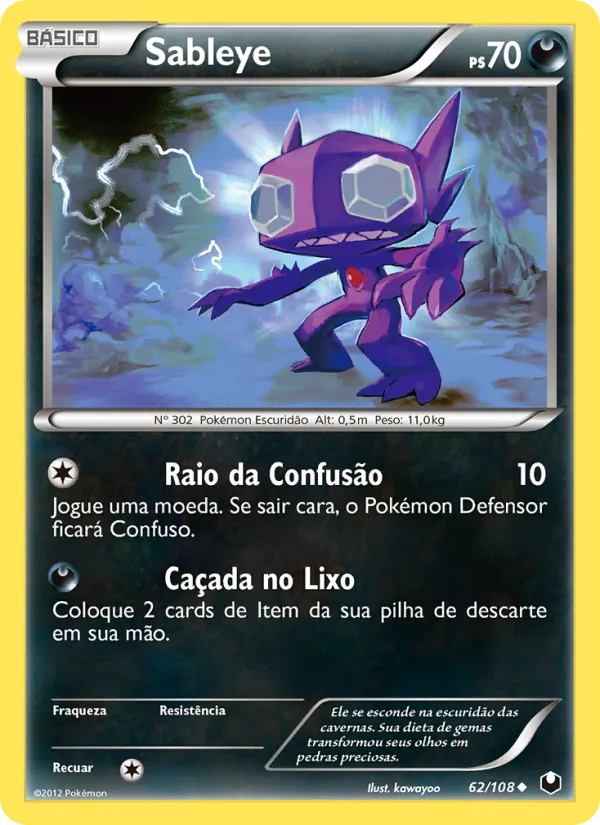 Sableye Exploradores da Escuridão 62/108