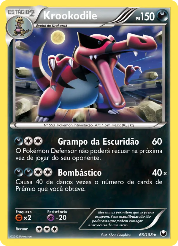Krookodile Exploradores da Escuridão 66/108