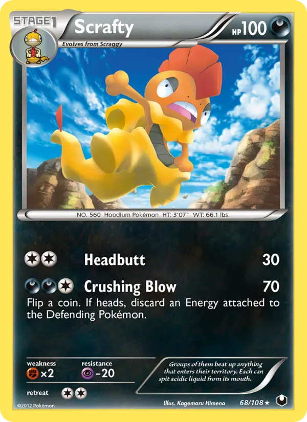 Scrafty Dark Explorers 68/108