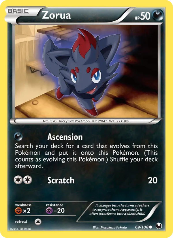 Zorua Dark Explorers 69/108