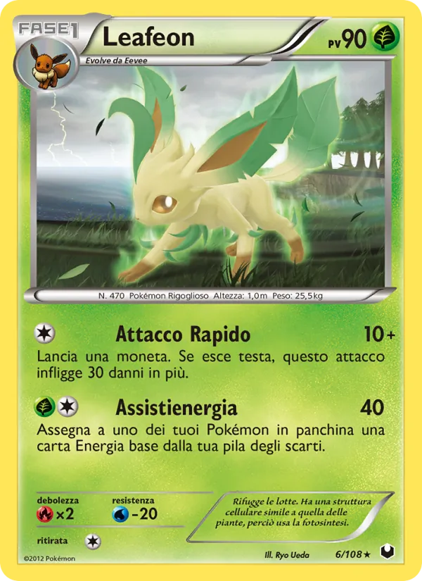 Leafeon Esploratori delle Tenebre 6/108