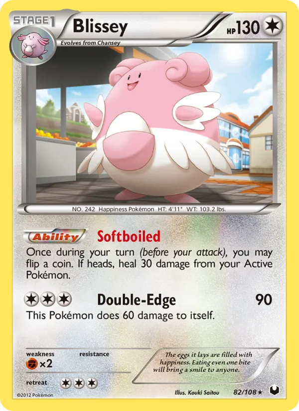 Blissey Dark Explorers 82/108