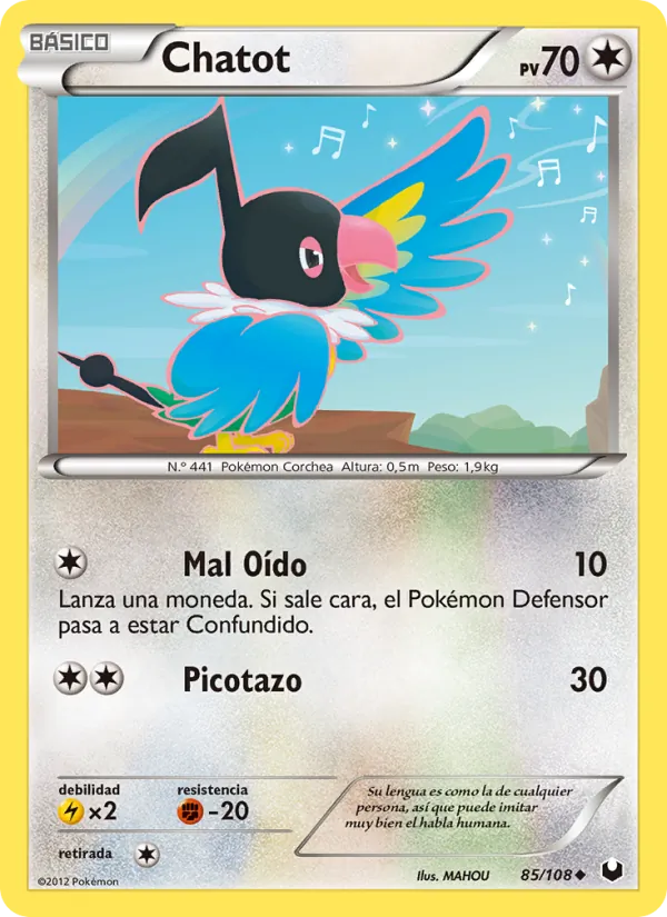 Chatot Oscuros Exploradores 85/108