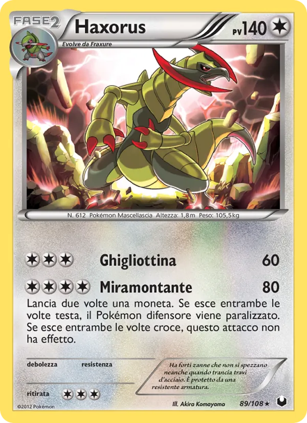 Haxorus Esploratori delle Tenebre 89/108
