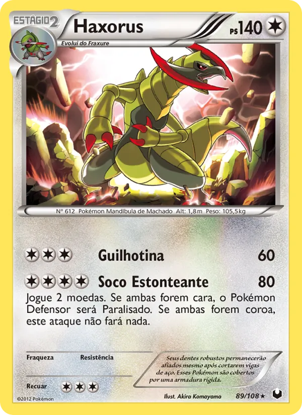 Haxorus Exploradores da Escuridão 89/108