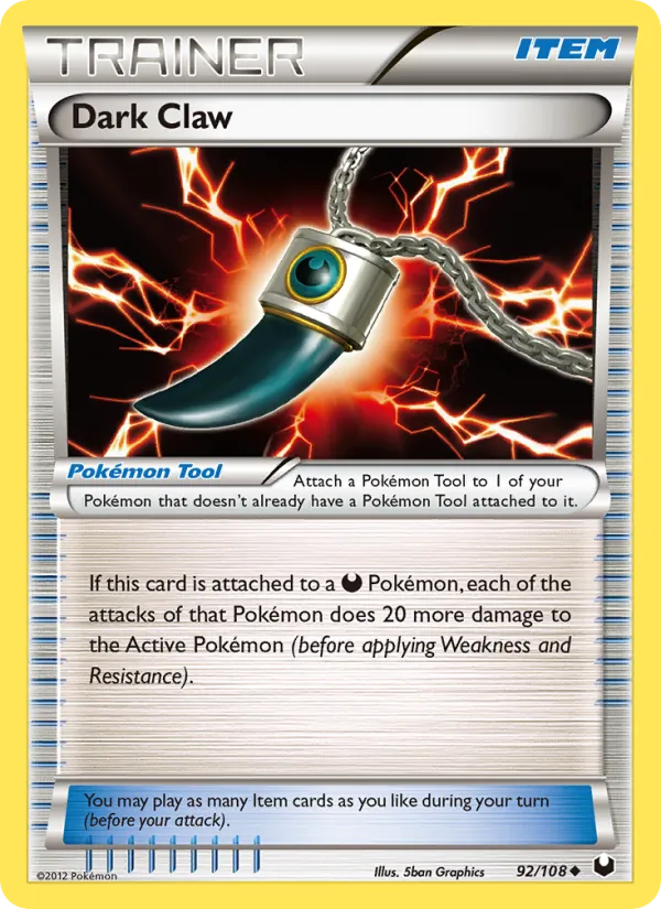 Dark Claw Dark Explorers 92/108