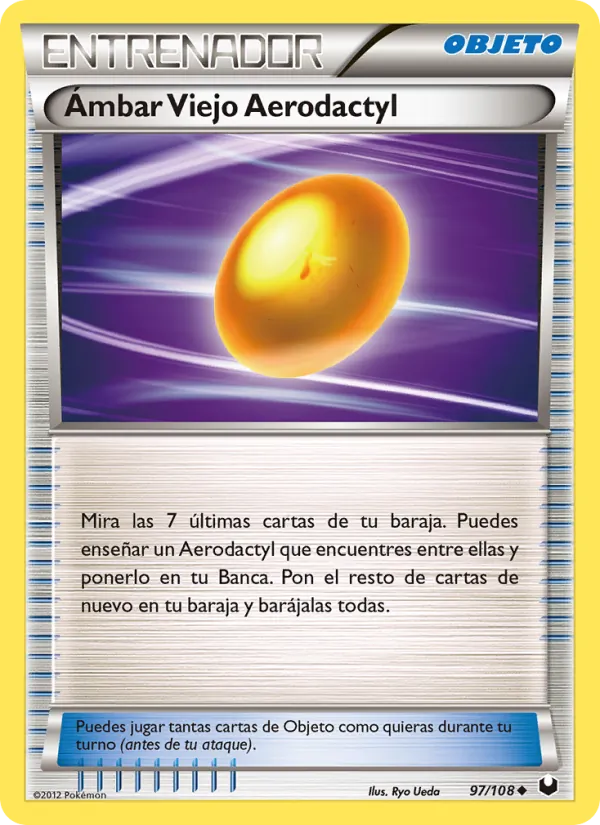 Ámbar Viejo Aerodactyl Oscuros Exploradores 97/108