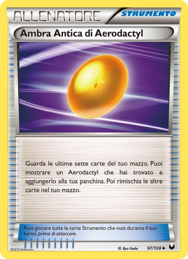 Ambra Antica di Aerodactyl Esploratori delle Tenebre 97/108