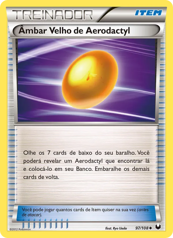 Âmbar Velho de Aerodactyl Exploradores da Escuridão 97/108