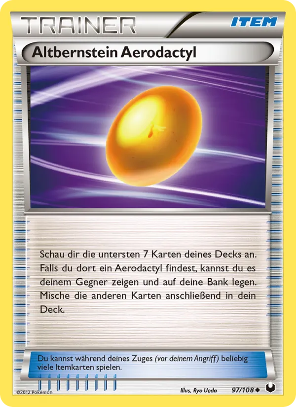Altbernstein Aerodactyl Erforscher der Finsternis 97/108