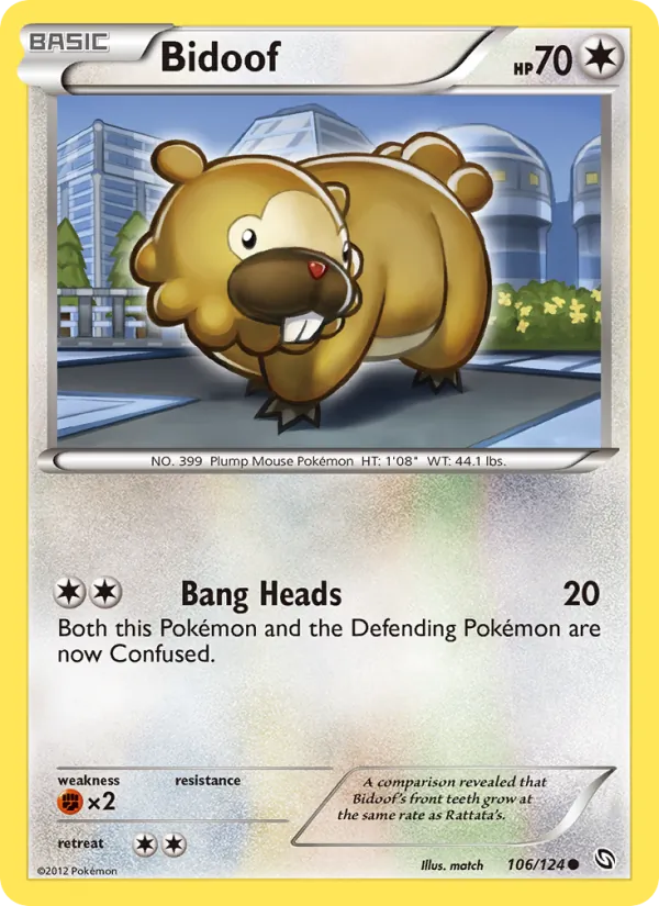 Bidoof Dragons Exalted 106/124