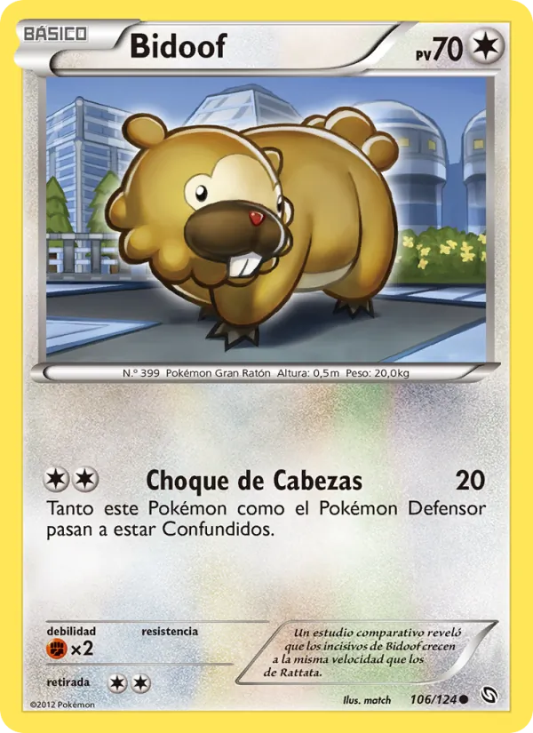 Bidoof Dragones Majestuosos 106/124