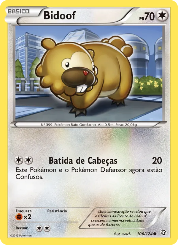 Bidoof Dragões Enaltecidos 106/124
