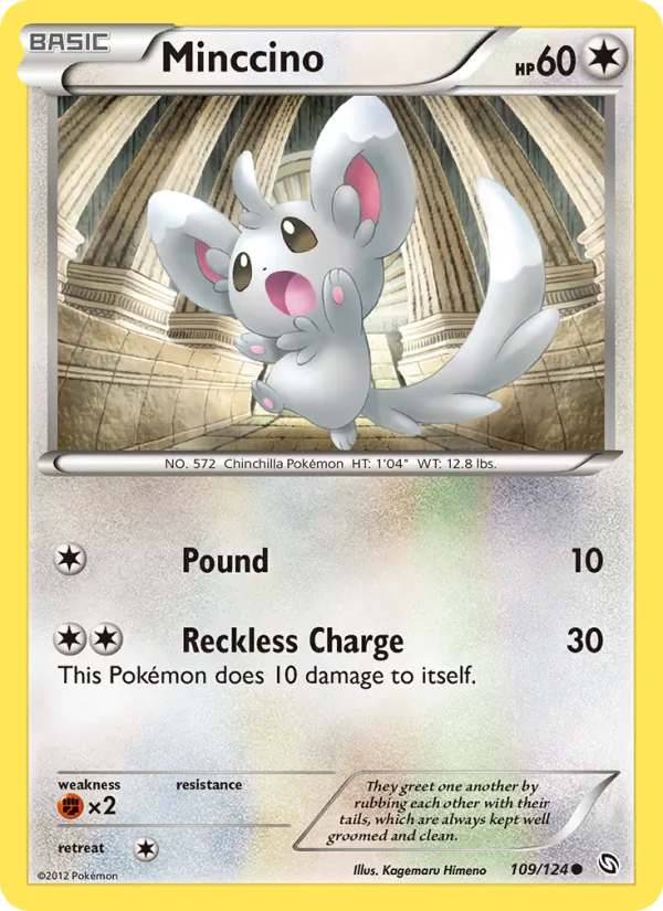 Minccino Dragons Exalted 109/124