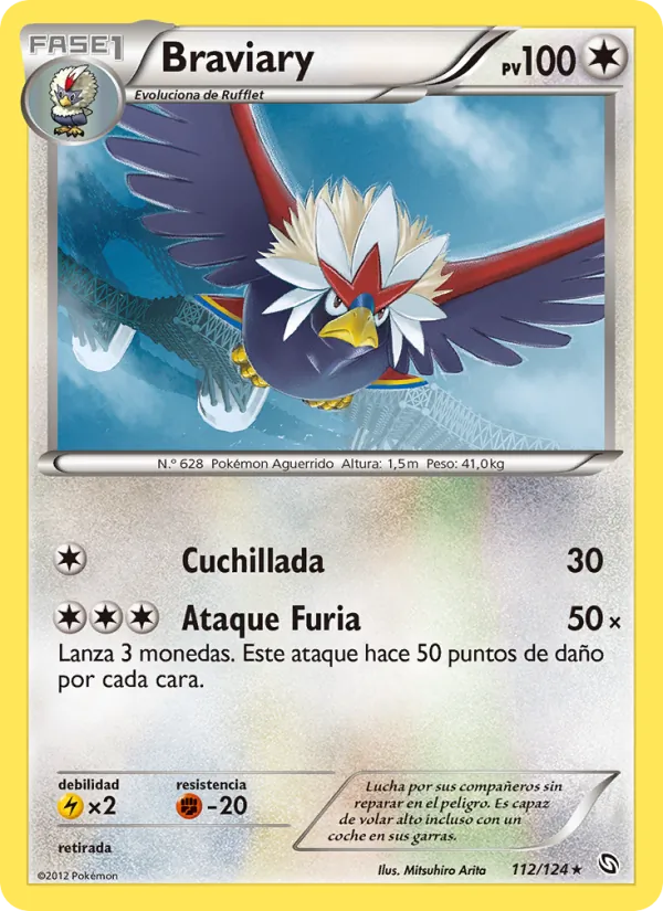 Braviary Dragones Majestuosos 112/124