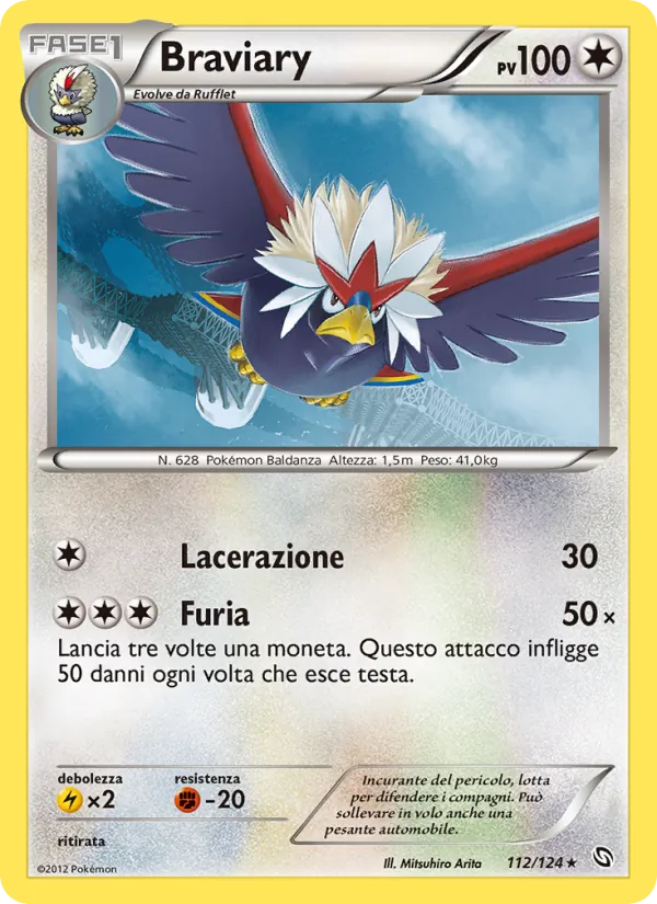 Braviary Stirpe dei Draghi 112/124