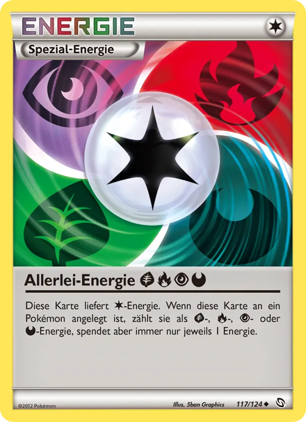 Allerlei-Energie GrassFirePsychicDarkness Hoheit der Drachen 117/124