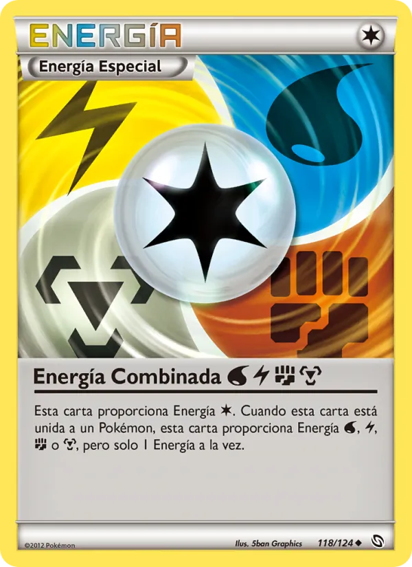 Energía Combinada WaterLightningFightingMetal Dragones Majestuosos 118/124