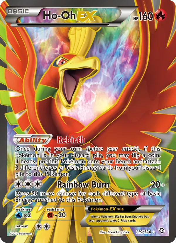 Ho-Oh-EX Dragons Exalted 119/124
