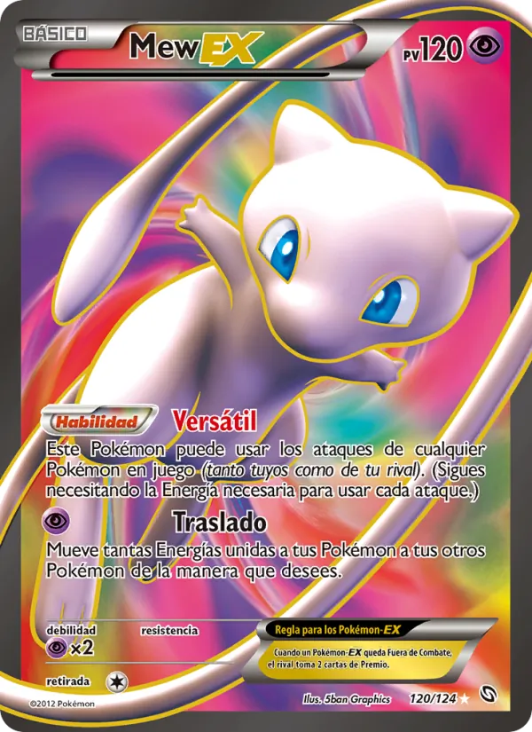 Mew-EX Dragones Majestuosos 120/124