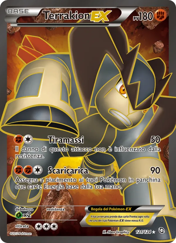 Terrakion-EX Stirpe dei Draghi 121/124