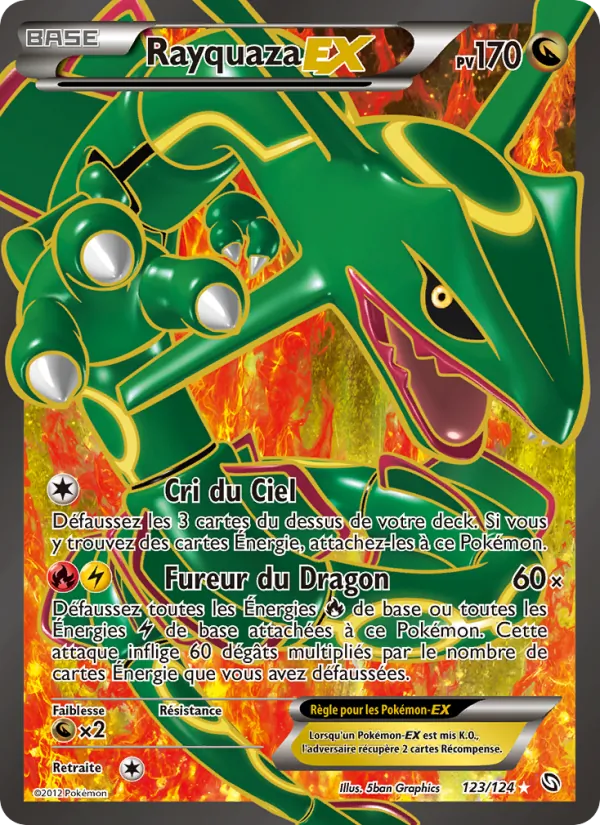 Rayquaza-EX Dragons Éxaltés 123/124