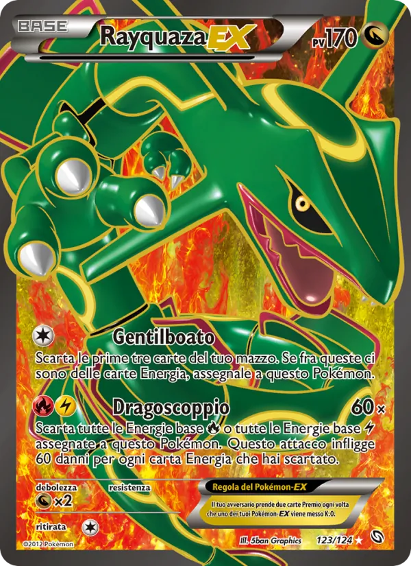 Rayquaza-EX Stirpe dei Draghi 123/124