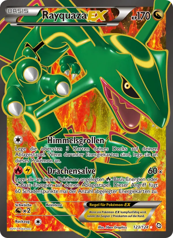 Rayquaza-EX Hoheit der Drachen 123/124