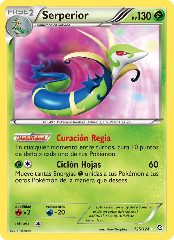 Serperior Dragones Majestuosos 125/124