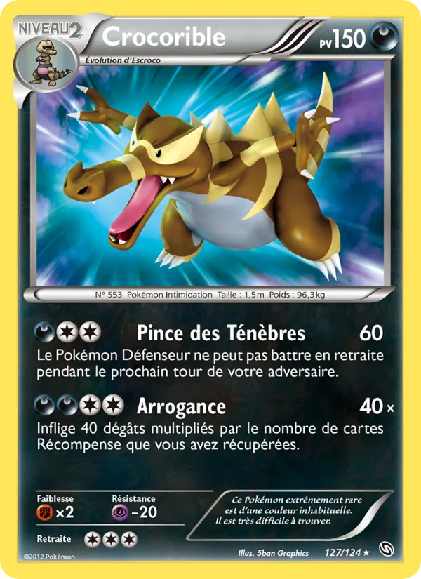 Crocorible Dragons Éxaltés 127/124