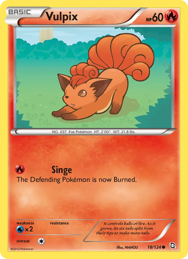 Vulpix Dragons Exalted 18/124