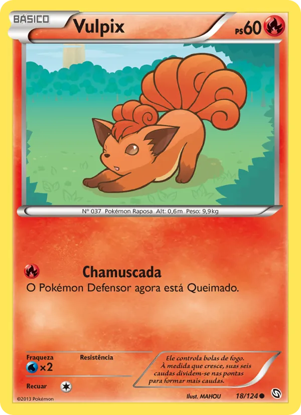 Vulpix Dragões Enaltecidos 18/124