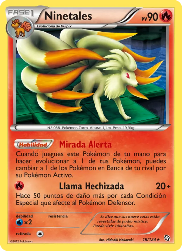 Ninetales Dragones Majestuosos 19/124