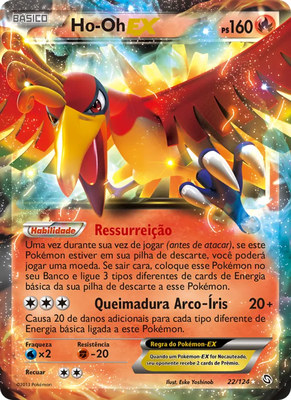Ho-Oh-EX Dragões Enaltecidos 22/124