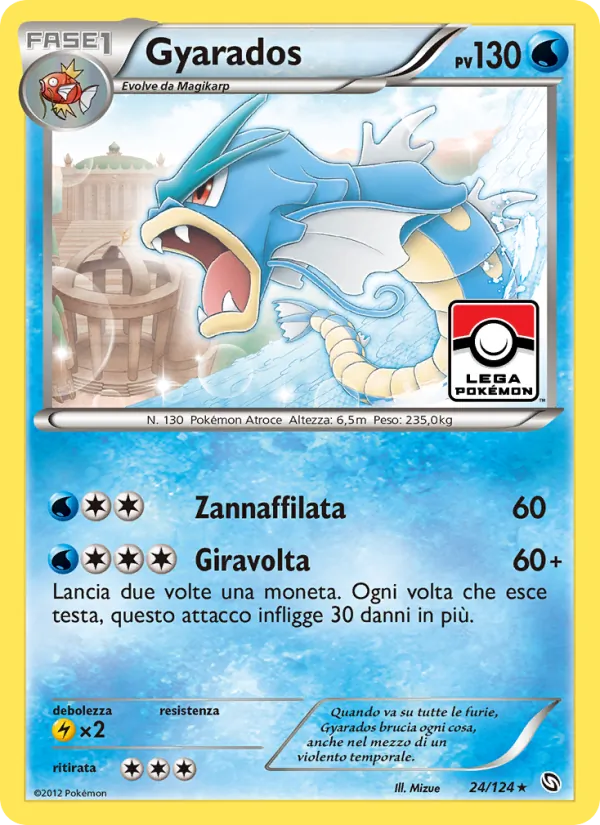 Gyarados Stirpe dei Draghi 24/124