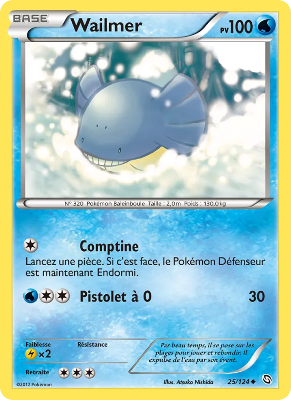 Wailmer Dragons Éxaltés 25/124