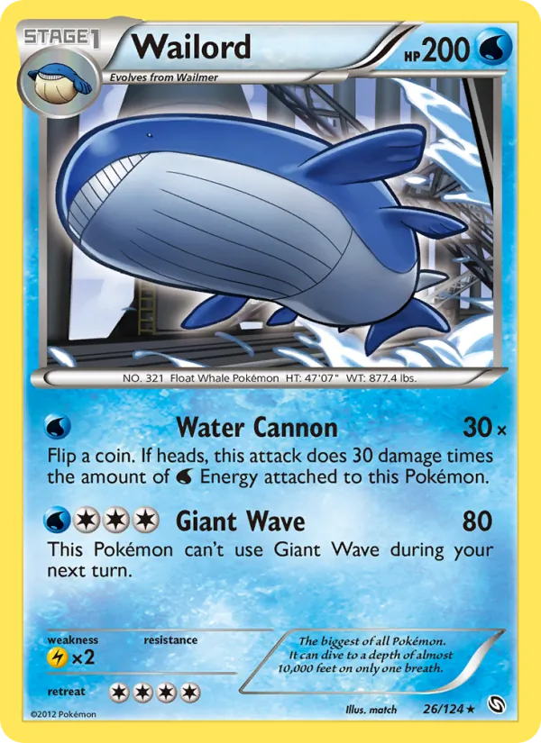 Wailord Dragons Exalted 26/124