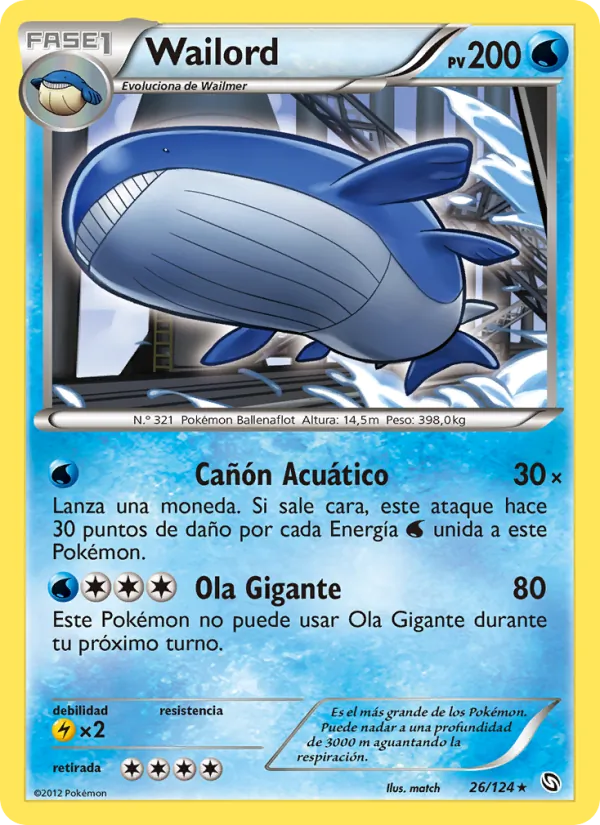Wailord Dragones Majestuosos 26/124