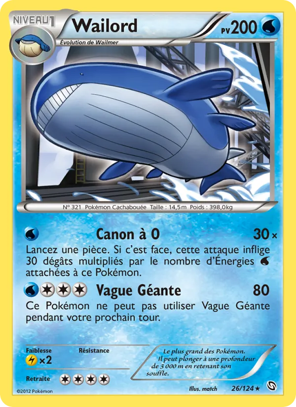 Wailord Dragons Éxaltés 26/124