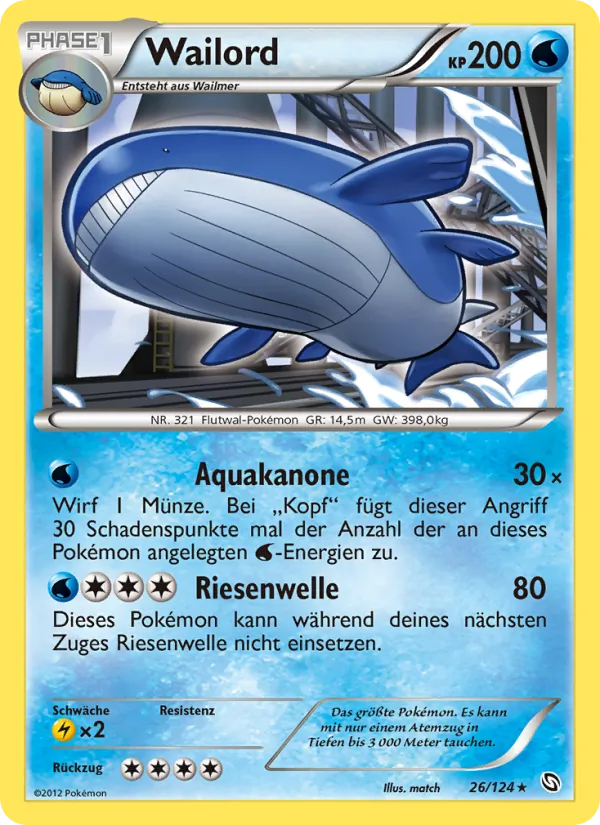 Wailord Hoheit der Drachen 26/124