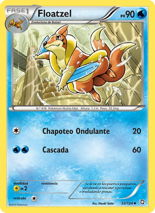 Floatzel Dragones Majestuosos 33/124
