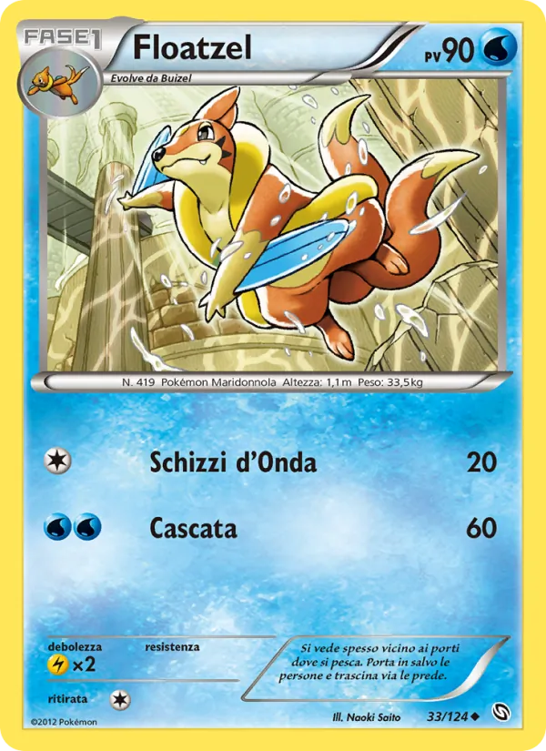 Floatzel Stirpe dei Draghi 33/124