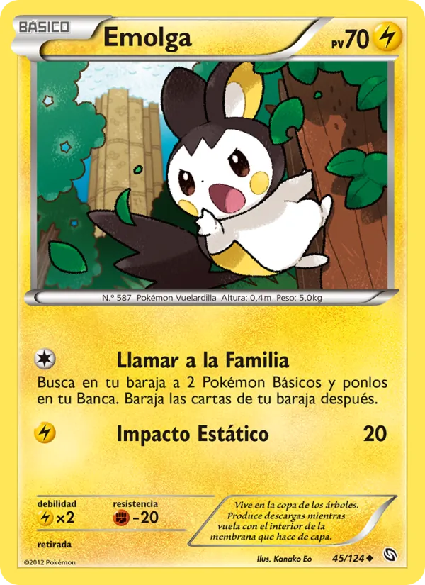 Emolga Dragones Majestuosos 45/124