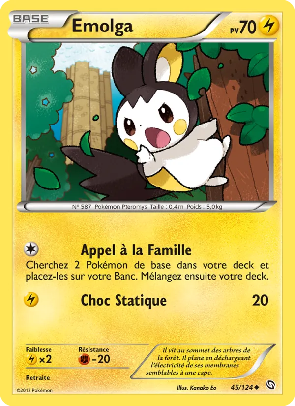 Emolga Dragons Éxaltés 45/124