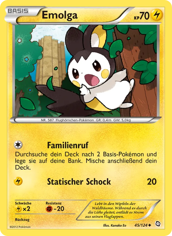Emolga Hoheit der Drachen 45/124