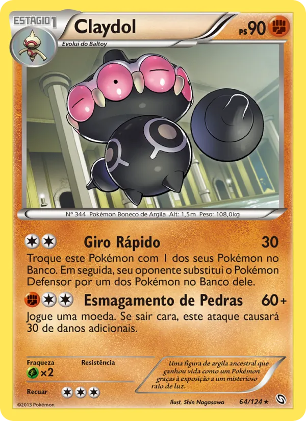 Claydol Dragões Enaltecidos 64/124