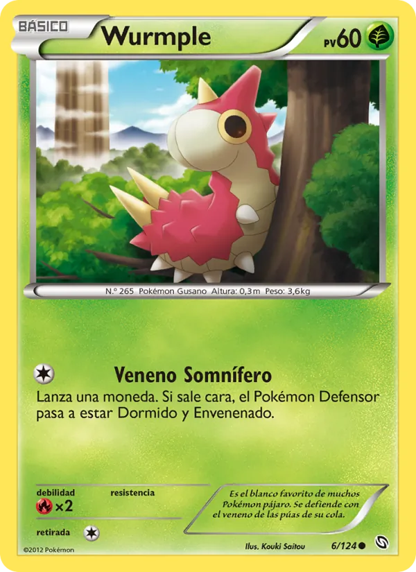 Wurmple Dragones Majestuosos 6/124